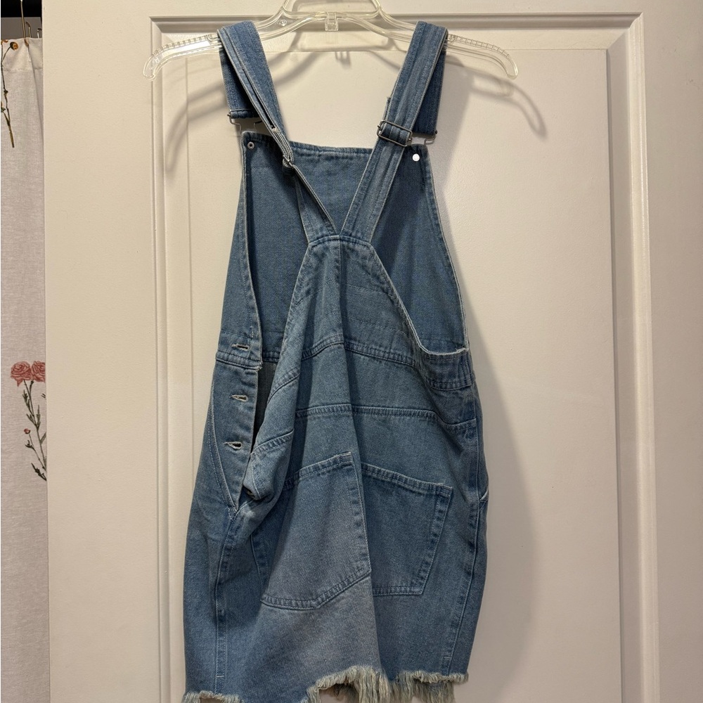 Altar'd State Blue Denim Mini Dress